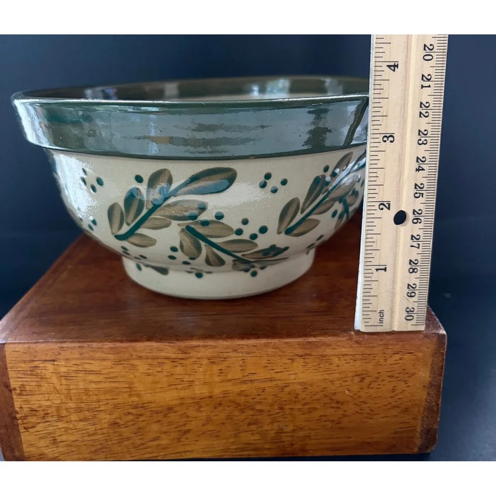 Beaumont Brothers Pottery BBP Salt Glaze Stoneware Set Berry Vine Leaf